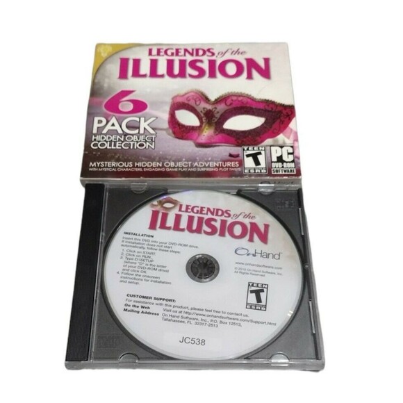 Legends Of The Illusion Mysterious Hidden Object 6 Pack PC DVD Game Rated T - Picture 3 of 3